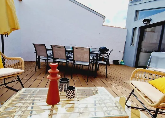 Le Corail, Maison Cosy Avec Terrasse 4* Les Sables-dʼOlonne